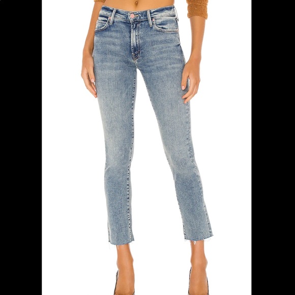 MOTHER High Waisted Rascal Ankle Fray Jeans - Picture 14 of 15